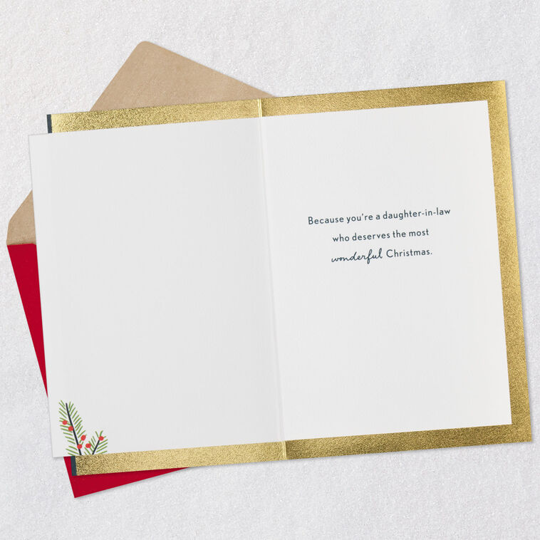 Hallmark Blessings On Blessings Christmas Card For Daughter-in-Law