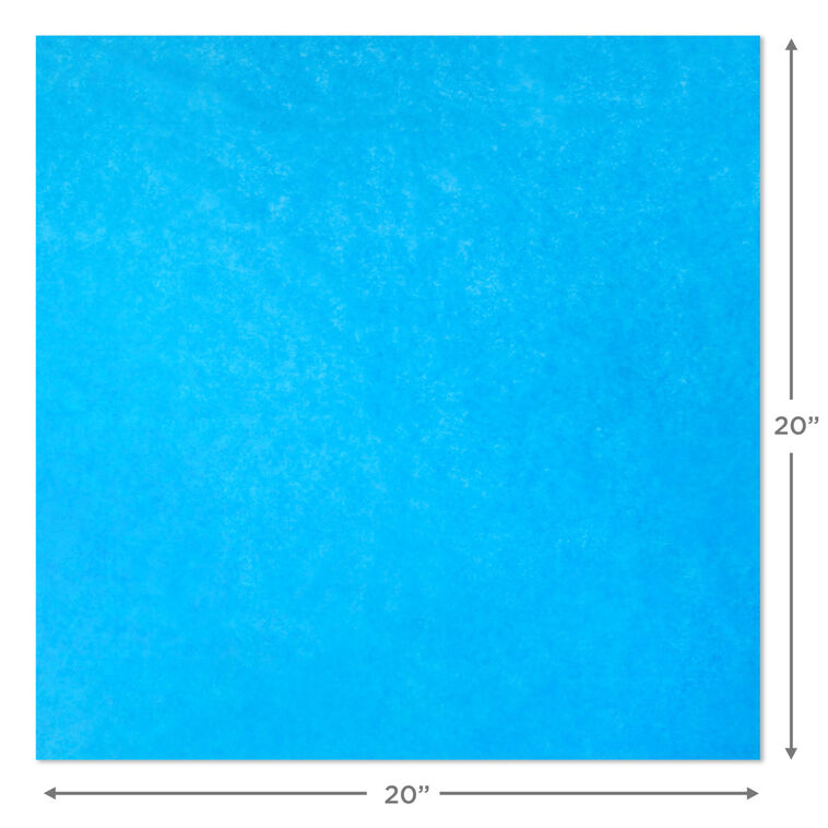 Hallmark Blue/Turquoise/Light Blue 3-Pack Bulk Tissue Paper 90 Sheets