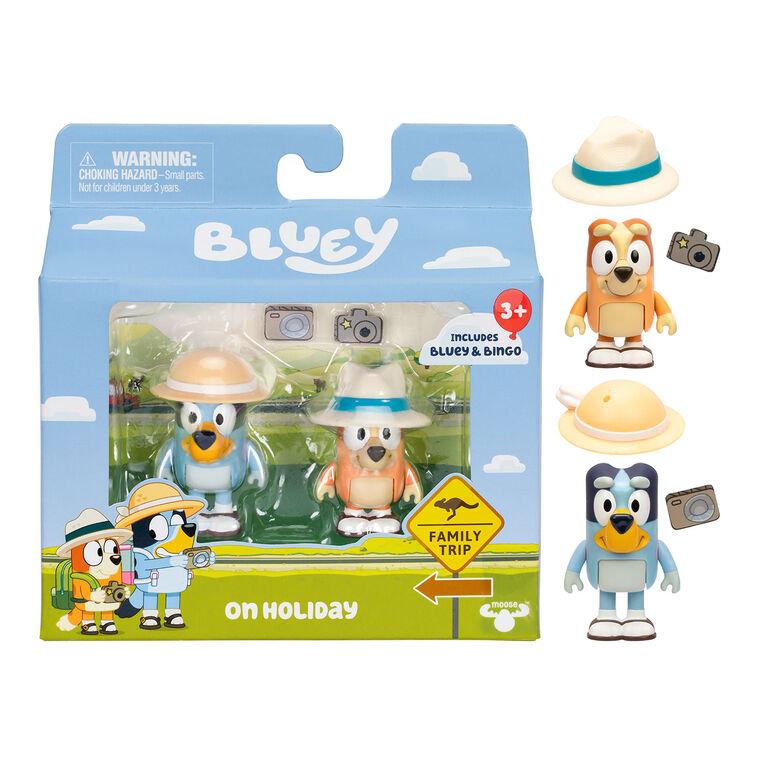 Hallmark Bluey And Bingo On Holiday Play Figures Set Of 2