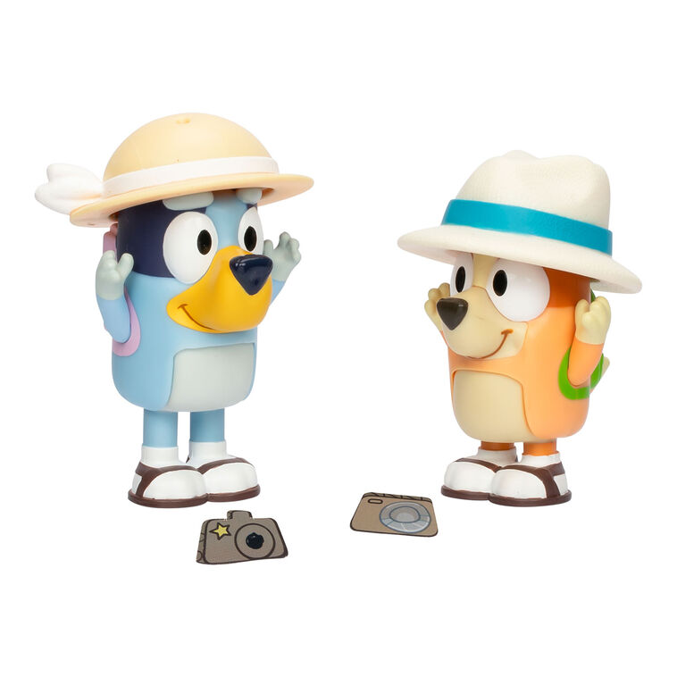 Hallmark Bluey And Bingo On Holiday Play Figures Set Of 2