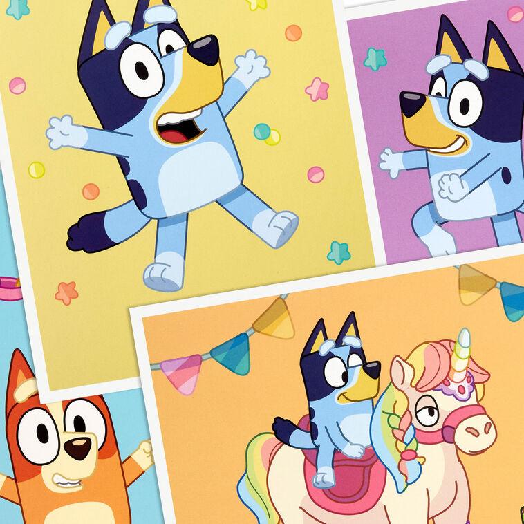 Hallmark Bluey And Bingo Party Fun Assorted Birthday Cards For Kids Pack Of 16