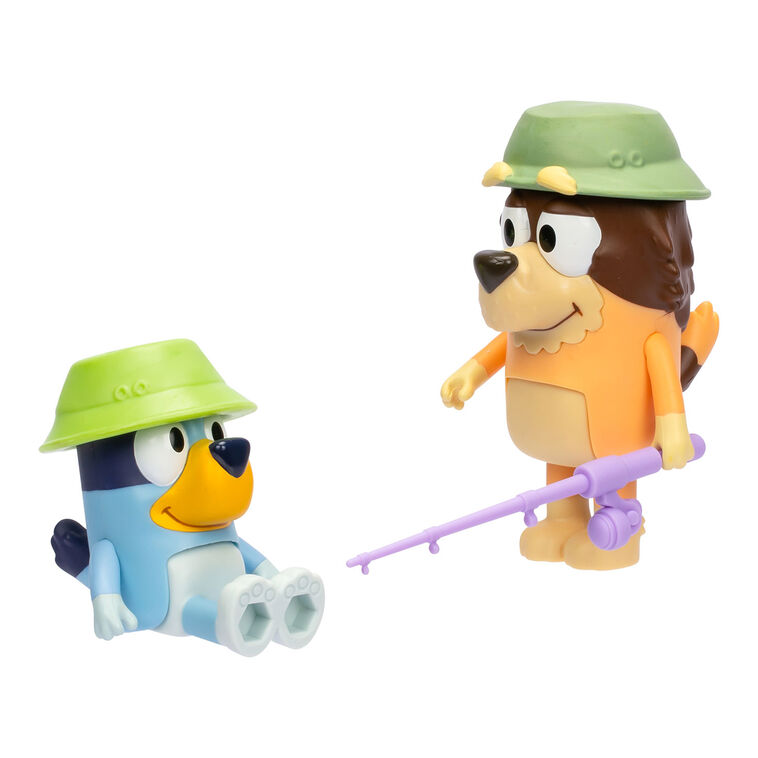Hallmark Bluey And Granddad Go Fishing Play Figures Set Of 2