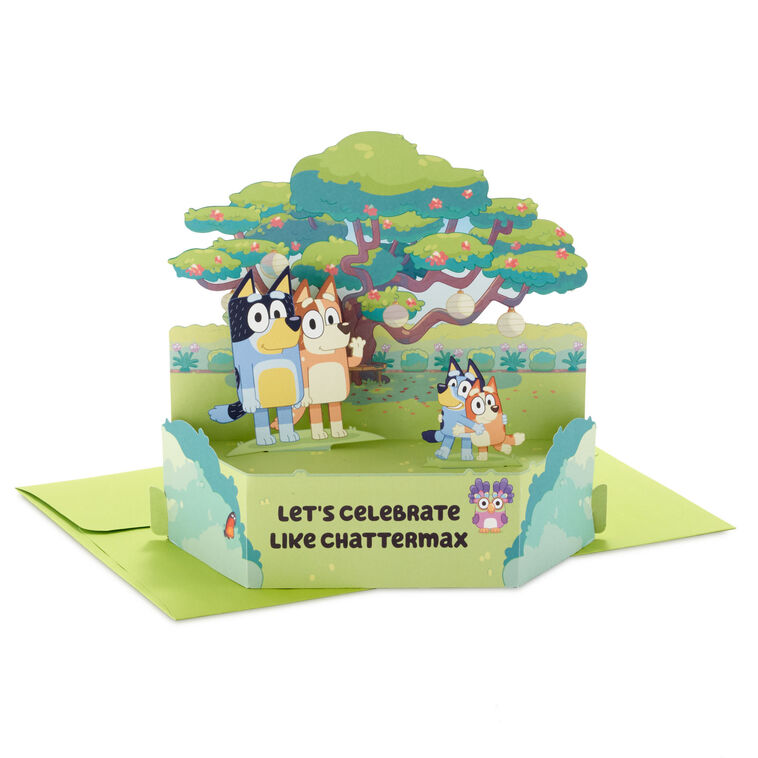 hallmark Bluey Day Full of Good Memories Pop-Up Card
