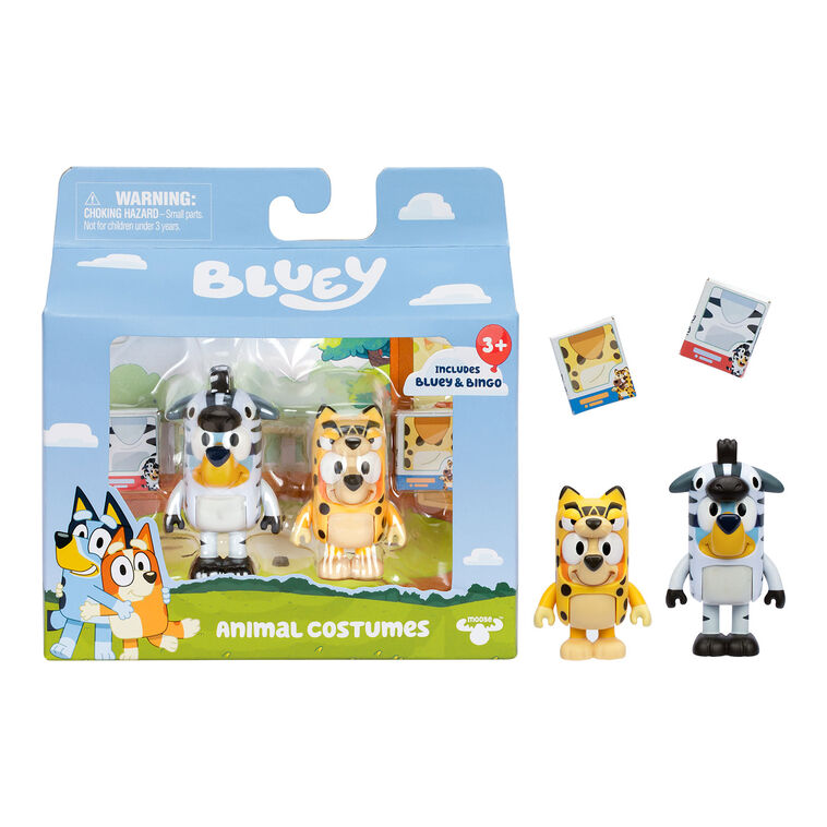Hallmark Bluey Play Figures In Animal Costumes Set Of 2