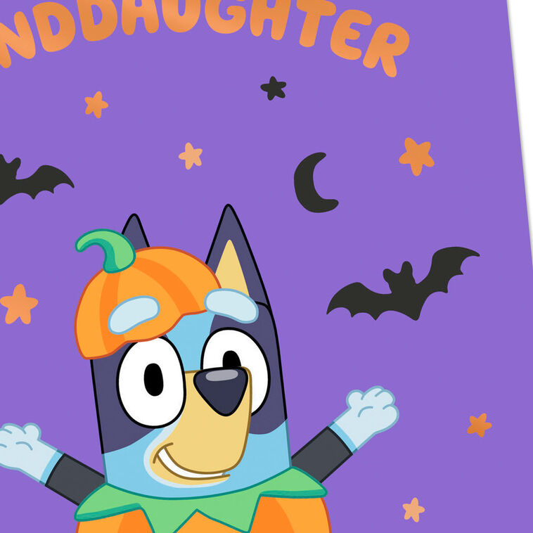 Hallmark Bluey You're A Girl Who's Supercool Halloween Card For Granddaughter
