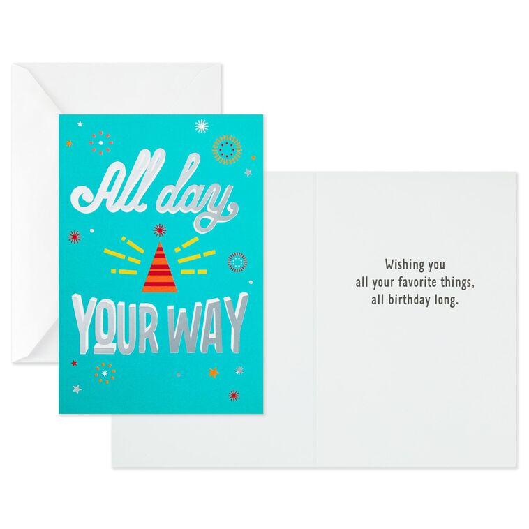 Hallmark Bold And Bright Assorted Birthday Cards Pack Of 12
