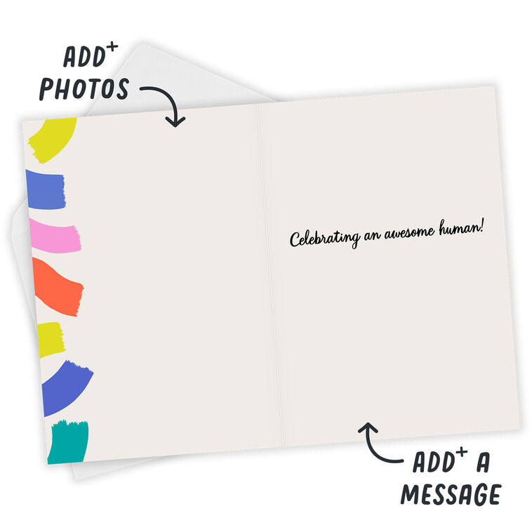 Hallmark Bold And Bright Happy Custom Birthday Card