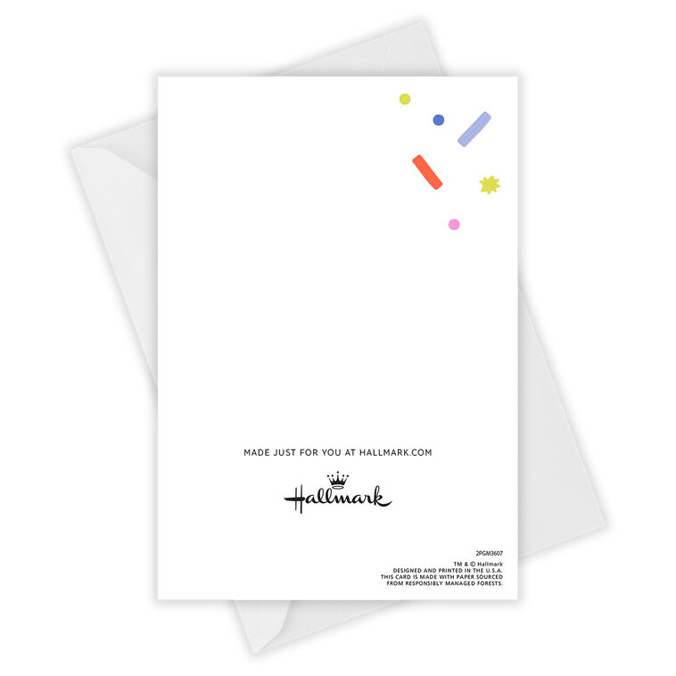 Hallmark Bold And Bright Happy Custom Birthday Card