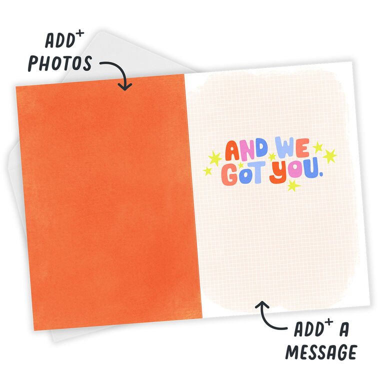 Hallmark Bold And Bright You Got This Custom Support Card