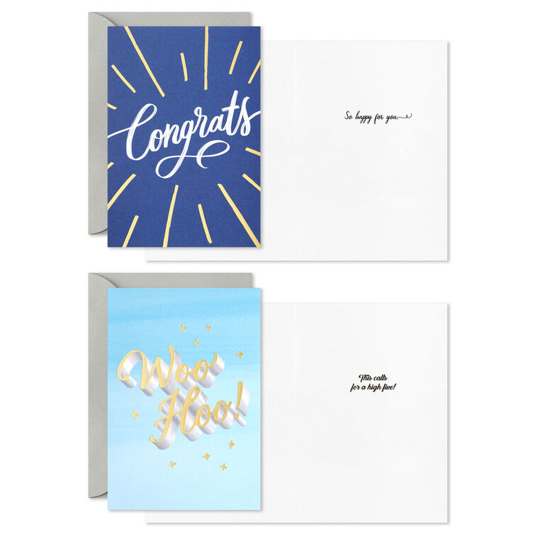 Hallmark Bold And Fancy Boxed Congratulations Cards Assortment Pack Of 12