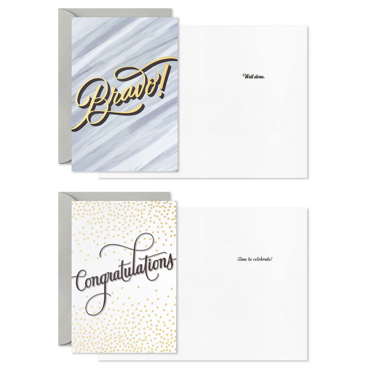Hallmark Bold And Fancy Boxed Congratulations Cards Assortment Pack Of 12