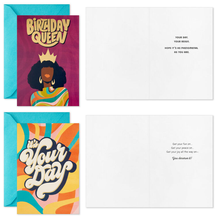 Hallmark Bold And Uplifting Assorted Birthday Cards For Her Pack Of 16