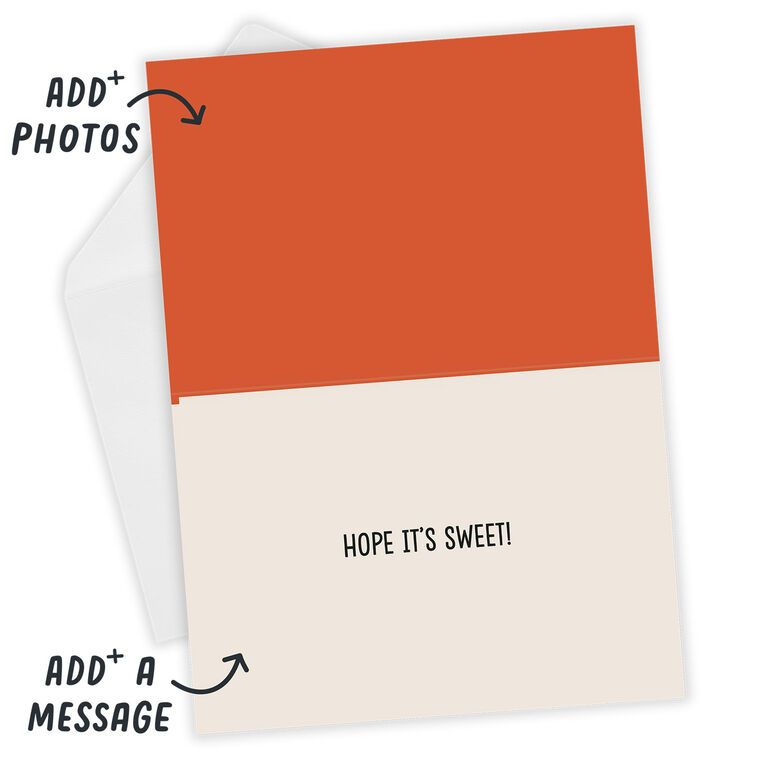 Hallmark Bold Stripes Trick Or Treat Custom Halloween Card