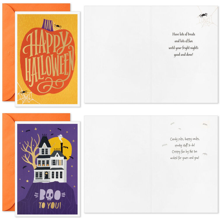 Hallmark Boo To You Boxed Halloween Cards Assortment Pack Of 36