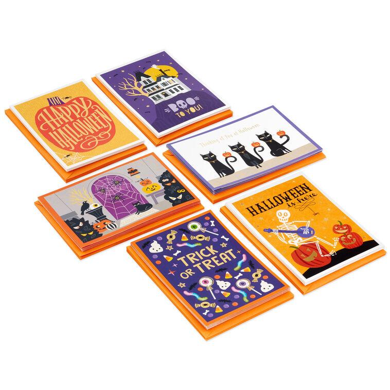 hallmark Boo to You Boxed Halloween Cards Assortment Pack of 36