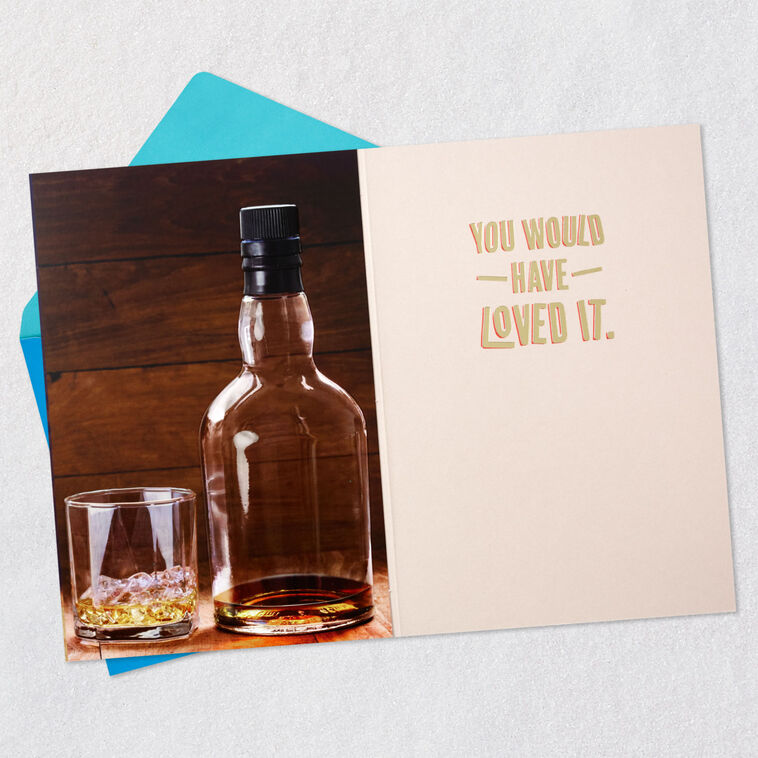 Hallmark Bottle Of Bourbon Funny Birthday Card For Brother