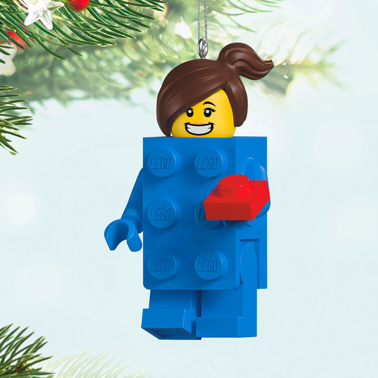 Hallmark Brick Suit Girl LEGO® Minifigure Ornament
