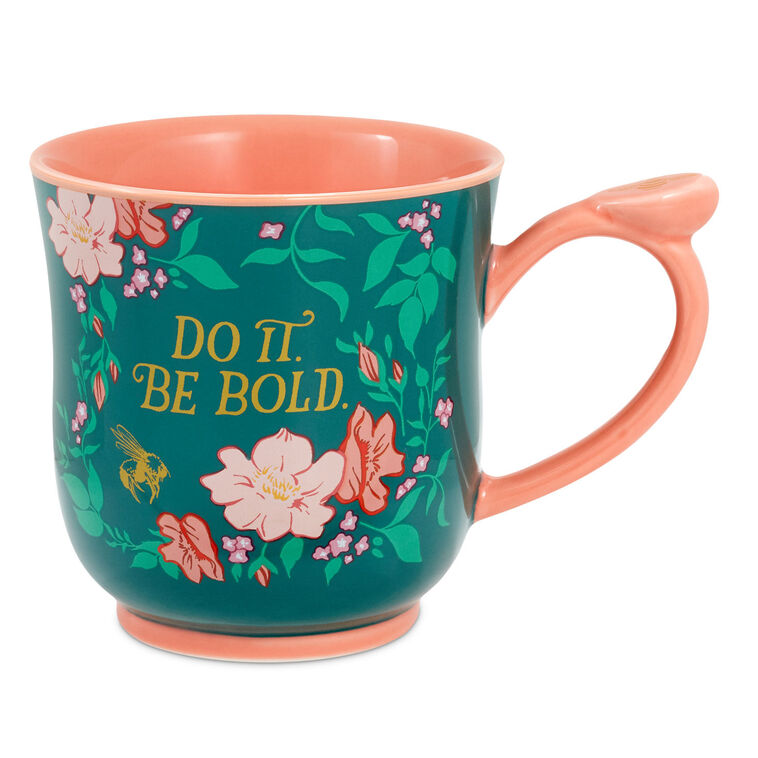 hallmark Bridgerton Do It Be Bold Floral Tea Cup 15 oz