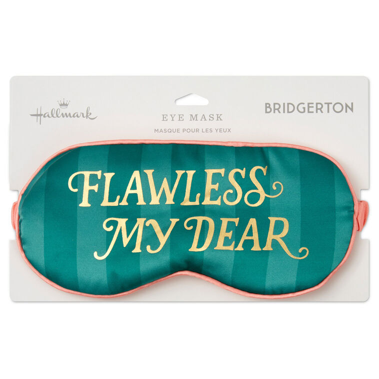 Hallmark Bridgerton Flawless My Dear Satin Eye Mask
