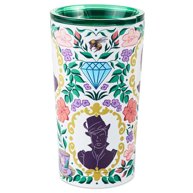 Hallmark Bridgerton Ton Silhouettes On Floral Travel Mug 15 Oz