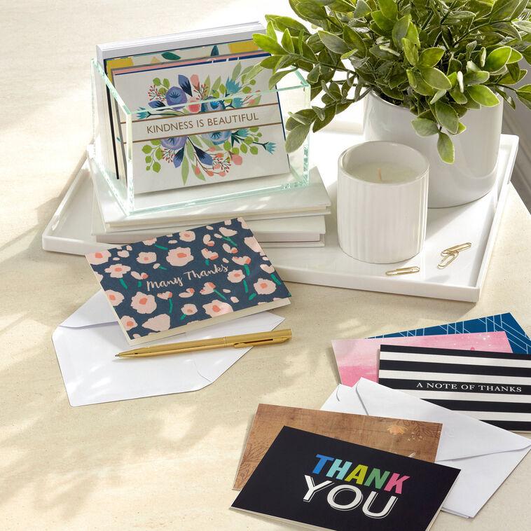 Hallmark Bright And Cheerful Assorted Boxed Thank-You Note Cards Pack Of 48