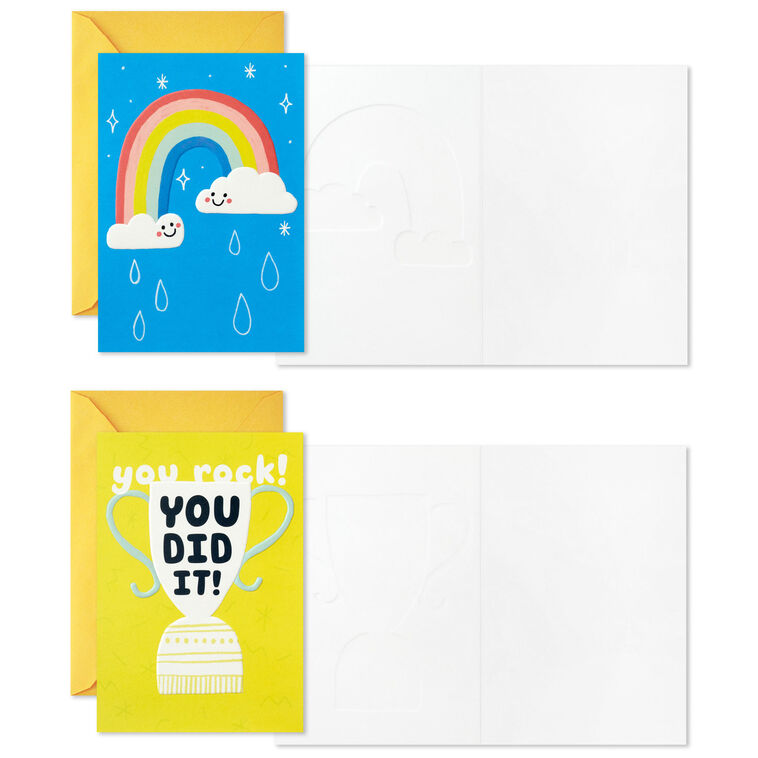 Hallmark Bright And Cheery Kids Boxed Encouragement Cards Assortment Pack Of 12