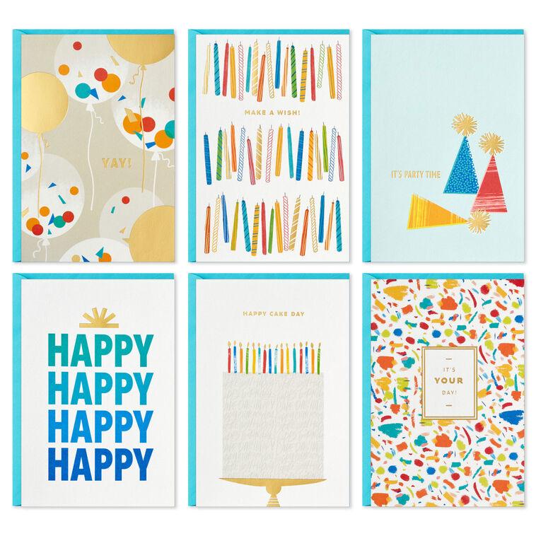 Hallmark Bright Birthday Wishes Boxed Birthday Cards Assortment Pack Of 36