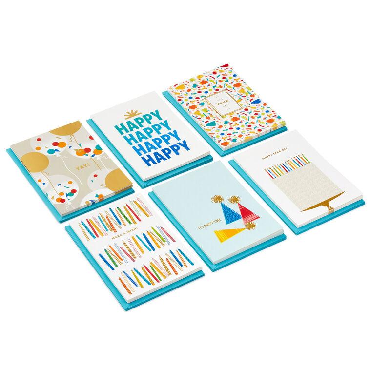 hallmark Bright Birthday Wishes Boxed Birthday Cards Assortment Pack of 36