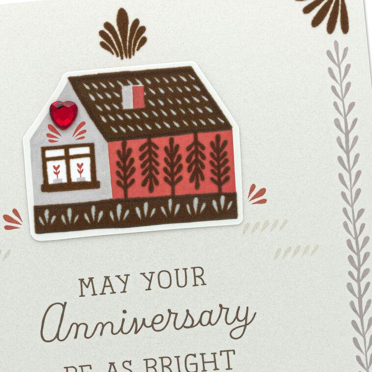 Hallmark Bright Warm And Wonderful Anniversary Card For Couple