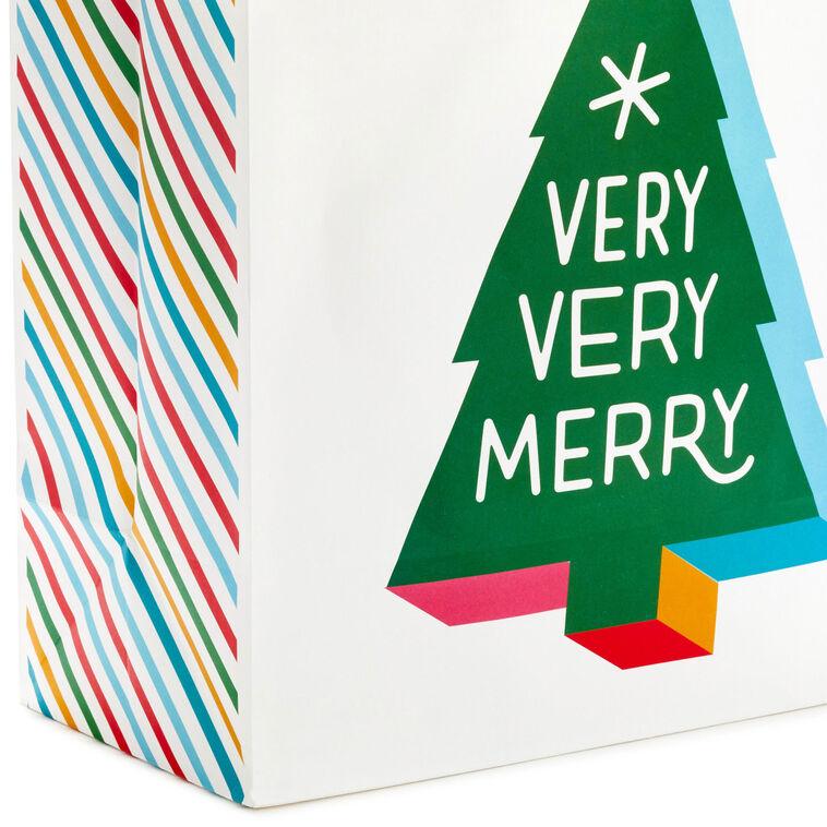 Hallmark Bright Wishes 8-Pack Christmas Gift Bags Assorted Sizes And Designs