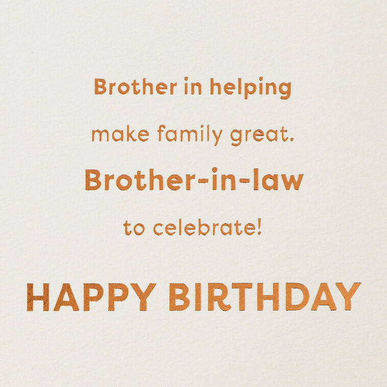 Hallmark Brother In Kindness Heart And Spirit Birthday Card For Brother-in-Law