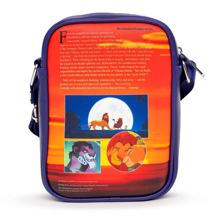 Hallmark Buckle-Down Disney The Lion King VHS Movie Box Crossbody Bag