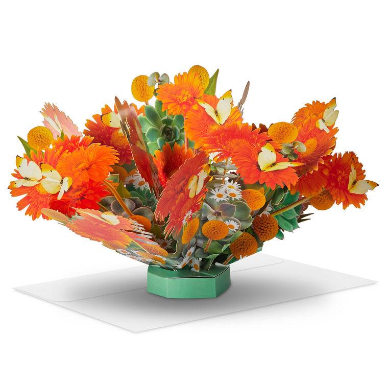 hallmark Build-a-Bouquet Butterflies and Daisies Pop-Up Paper Flowers