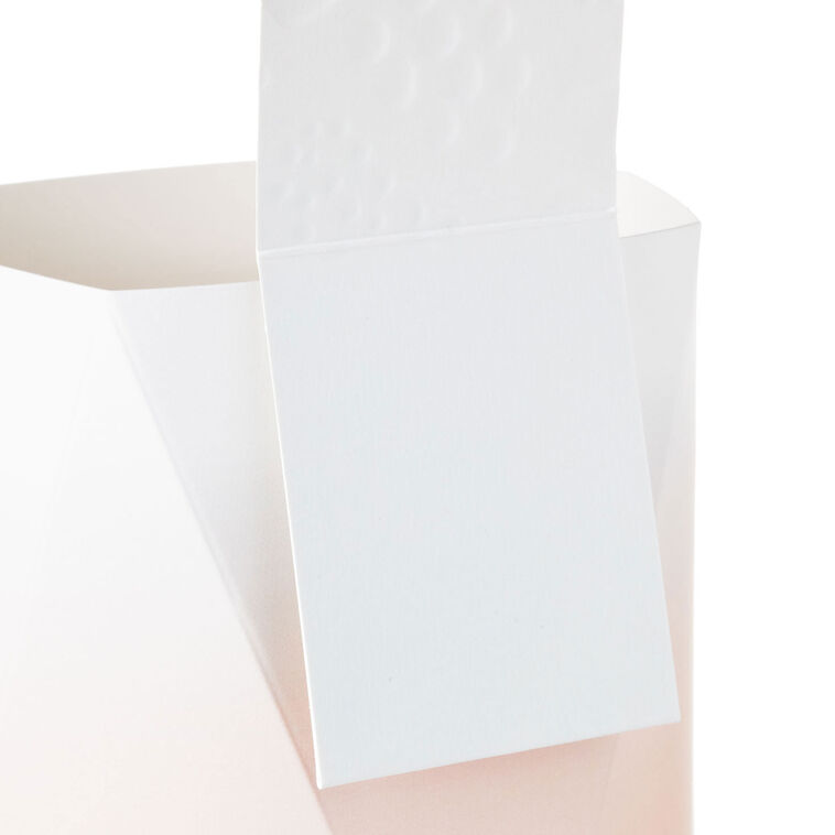 Hallmark Build-a-Bouquet Pink Ombré Pop-Up Paper Vase With Mini Card