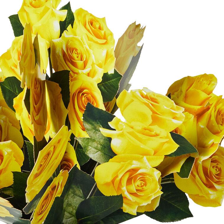 Hallmark Build-a-Bouquet Yellow Roses Pop-Up Paper Flowers