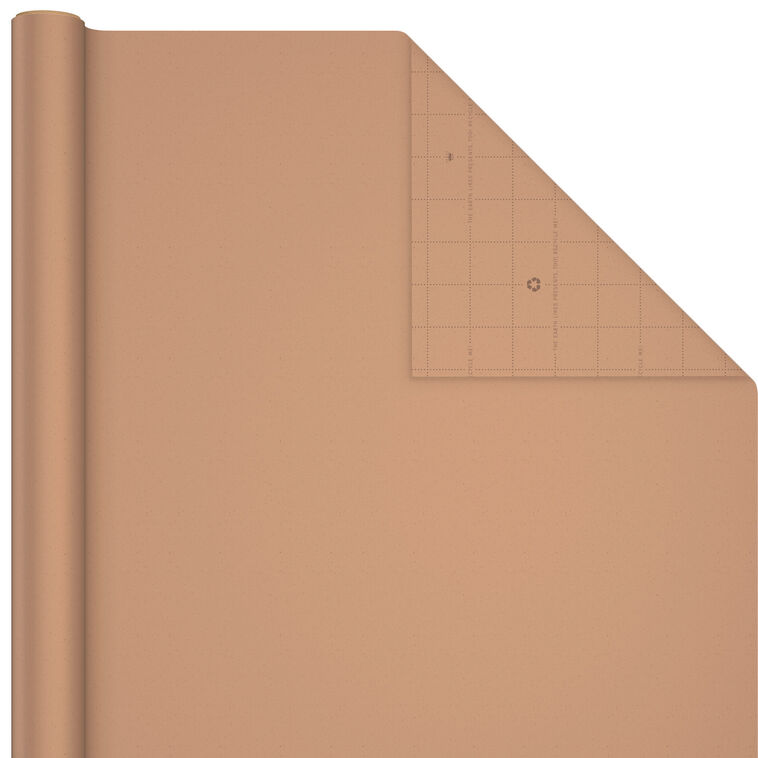Hallmark Bulk Kraft Paper And White 2-Pack Wrapping Paper 160 Sq. Ft. Total