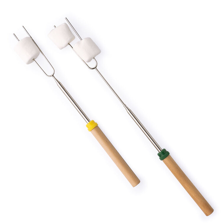 hallmark Bunk House Bonfire Buddies Roasting Forks Set of 2