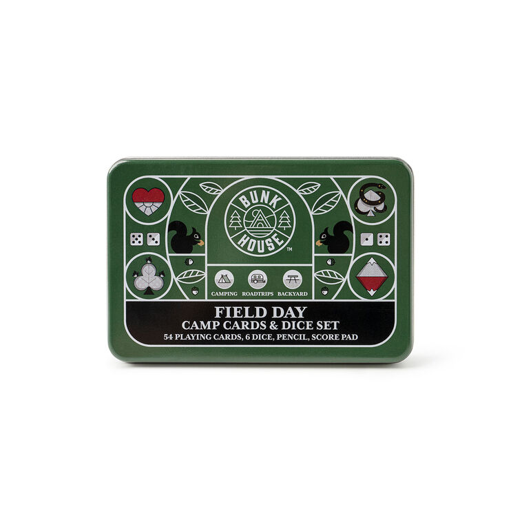 Hallmark Bunk House Field Day Camp Cards And Dice Set