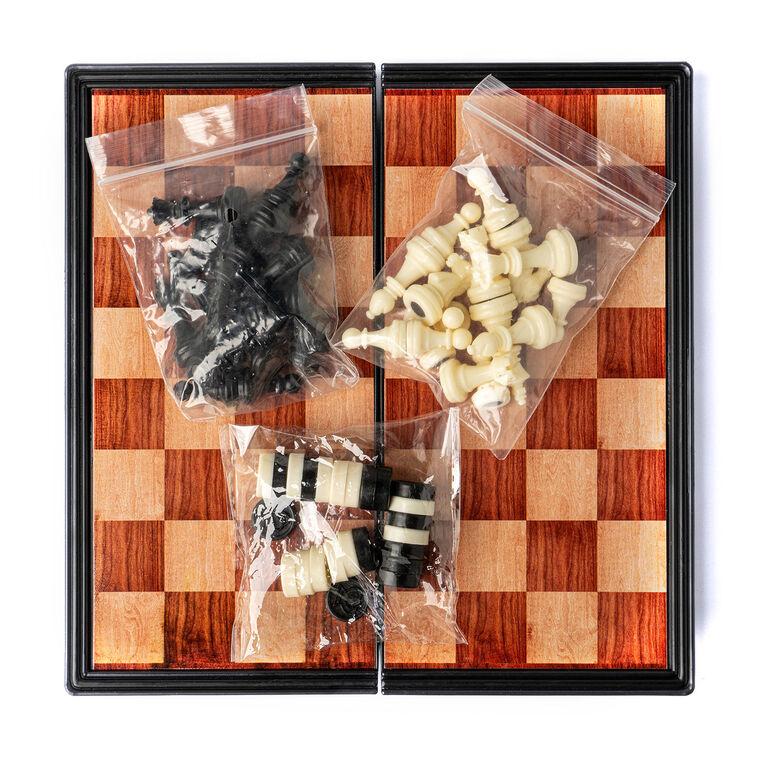 Hallmark Bunk House King Of The Hill Magnetic Travel Chess And Checkers Set