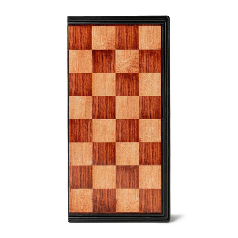 hallmark Bunk House King of the Hill Magnetic Travel Chess and Checkers Set