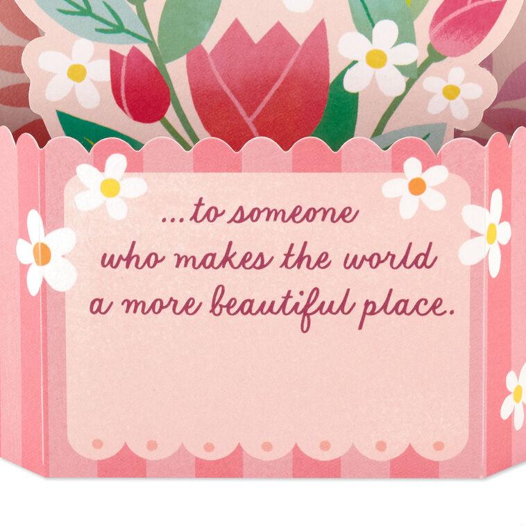 Hallmark Butterfly Bouquet Musical 3D Pop-Up Birthday Card With Motion