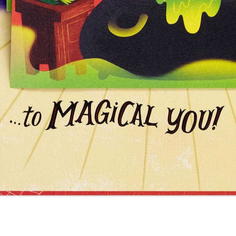 Hallmark Cackling Witch Funny Pop-Up Halloween Card With Sound And Light