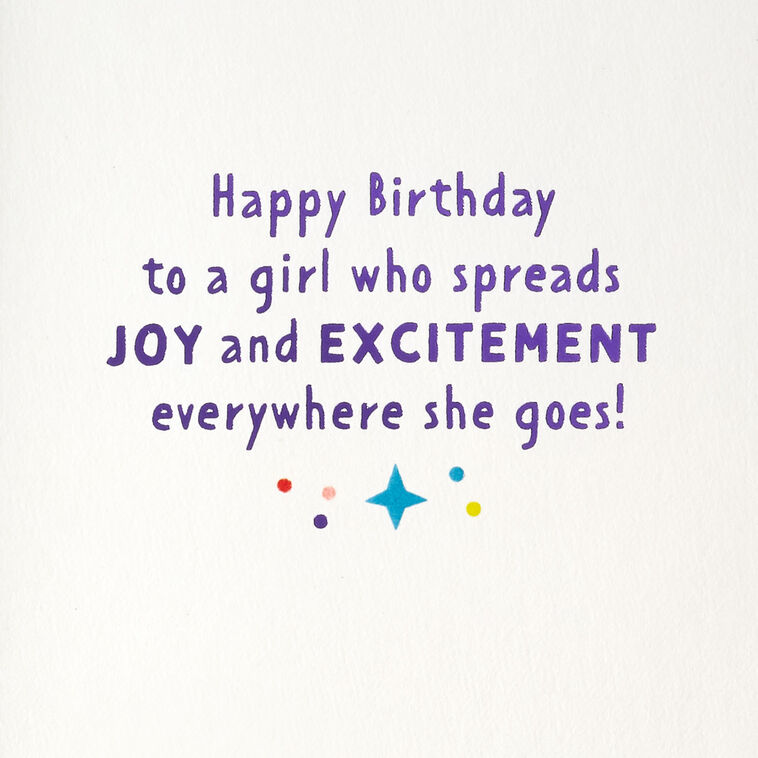 Hallmark Cake With Candle And Confetti Birthday Card For Goddaughter