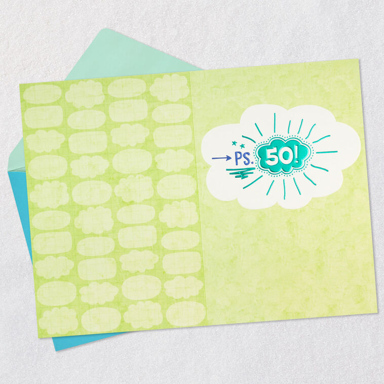 Hallmark Can't Believe You're 50 Funny 50th Birthday Card