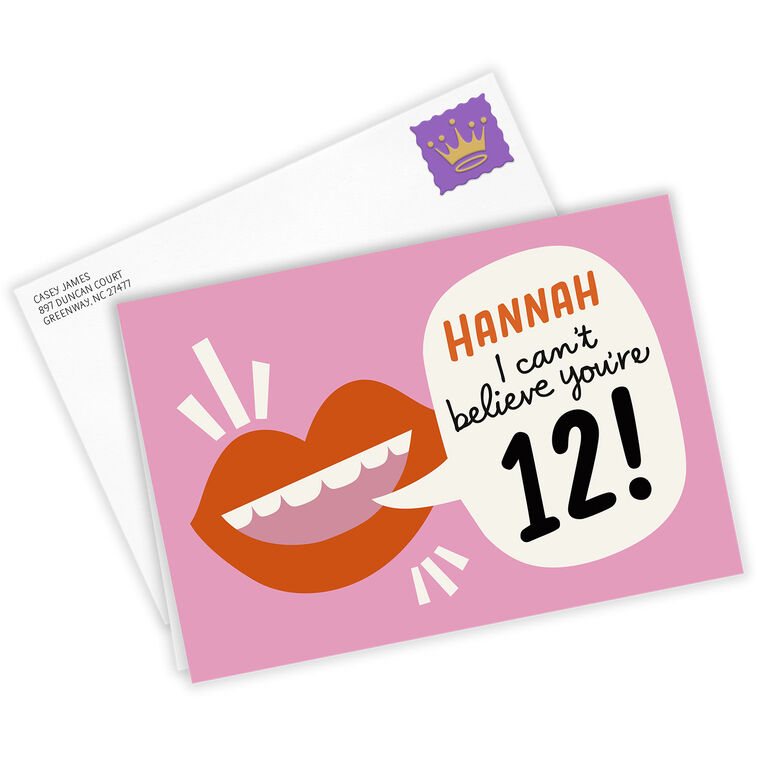 Hallmark Can't Believe You’re Numbered Custom Birthday Card
