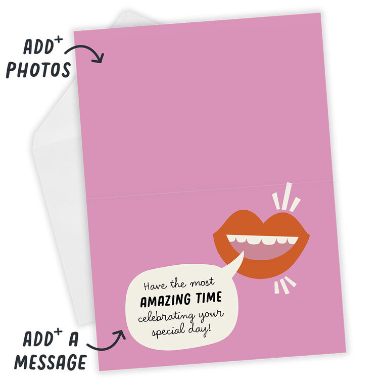 Hallmark Can't Believe You’re Numbered Custom Birthday Card