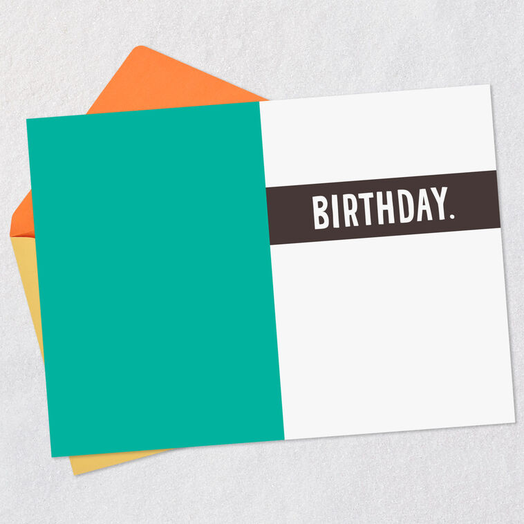 Hallmark Can't Stress This Enough Funny Birthday Card