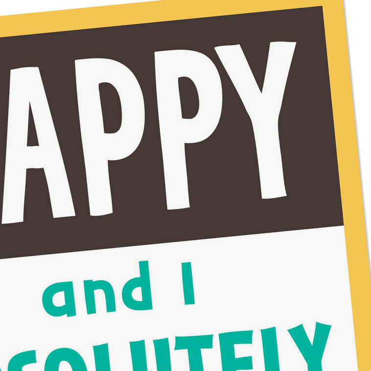 Hallmark Can't Stress This Enough Funny Birthday Card