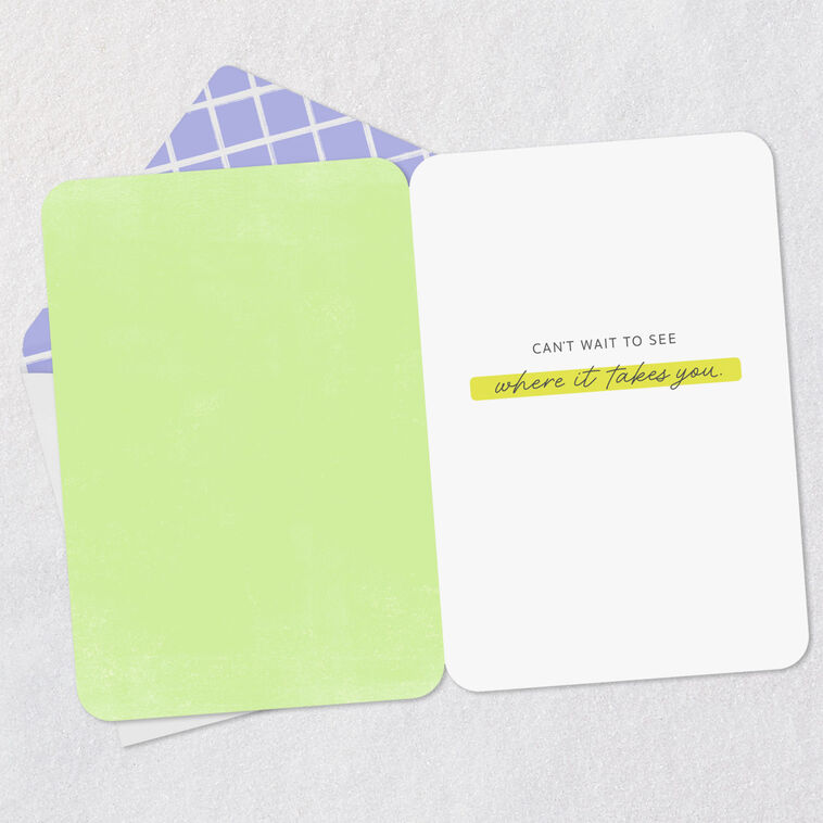 Hallmark Can't Wait To See What's Next Good Luck Card