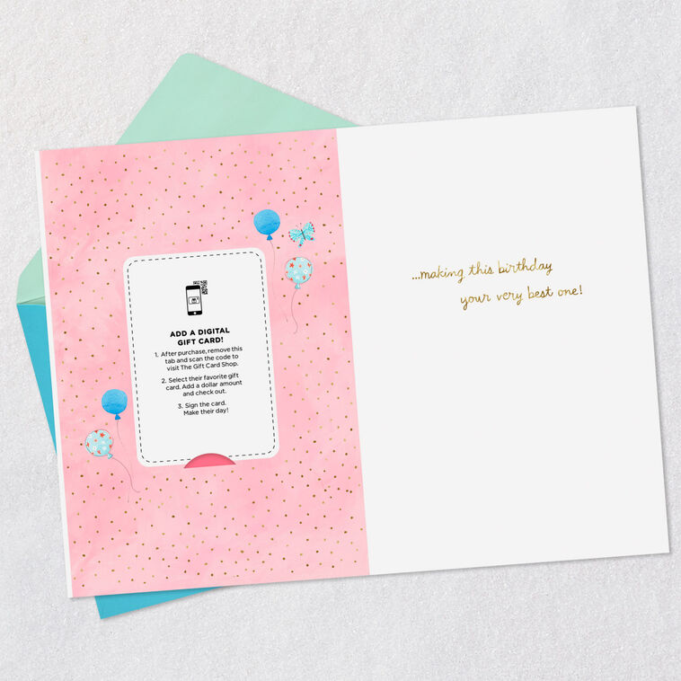 Hallmark Candles And Cake Gift Card Greeting Birthday Card